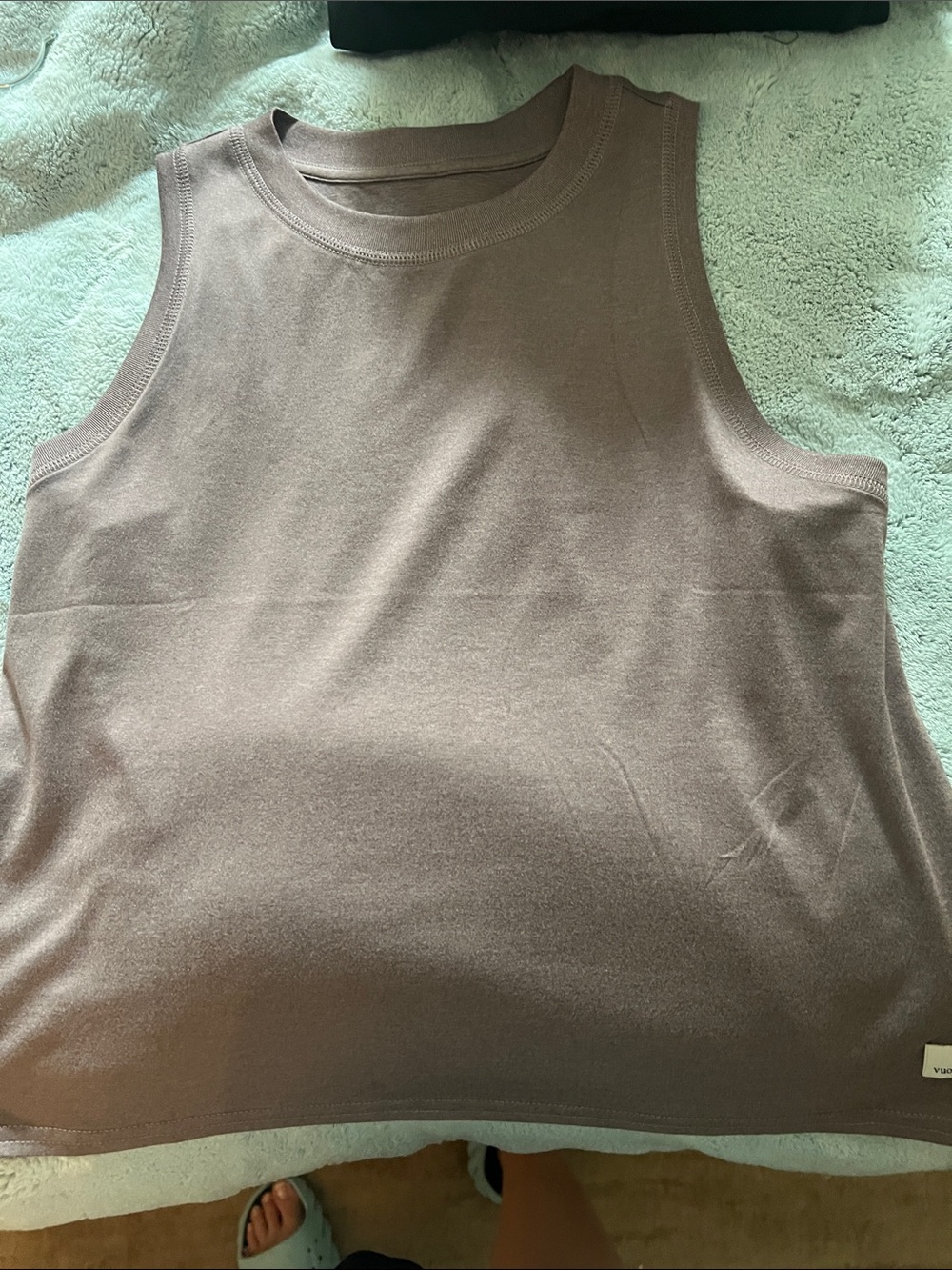 Vuori Sleeveless Tank Top - Mauve Brown